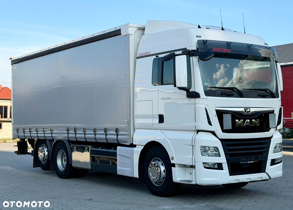 MAN TGX 26.420 / FIRANKA / WINDA / 18 EUROPALET / 410 TYŚ KM / 6x2 / OŚ SKRĘTNA / OŚ PODNOSZONA / 2019 ROK / AUTOMAT - 2