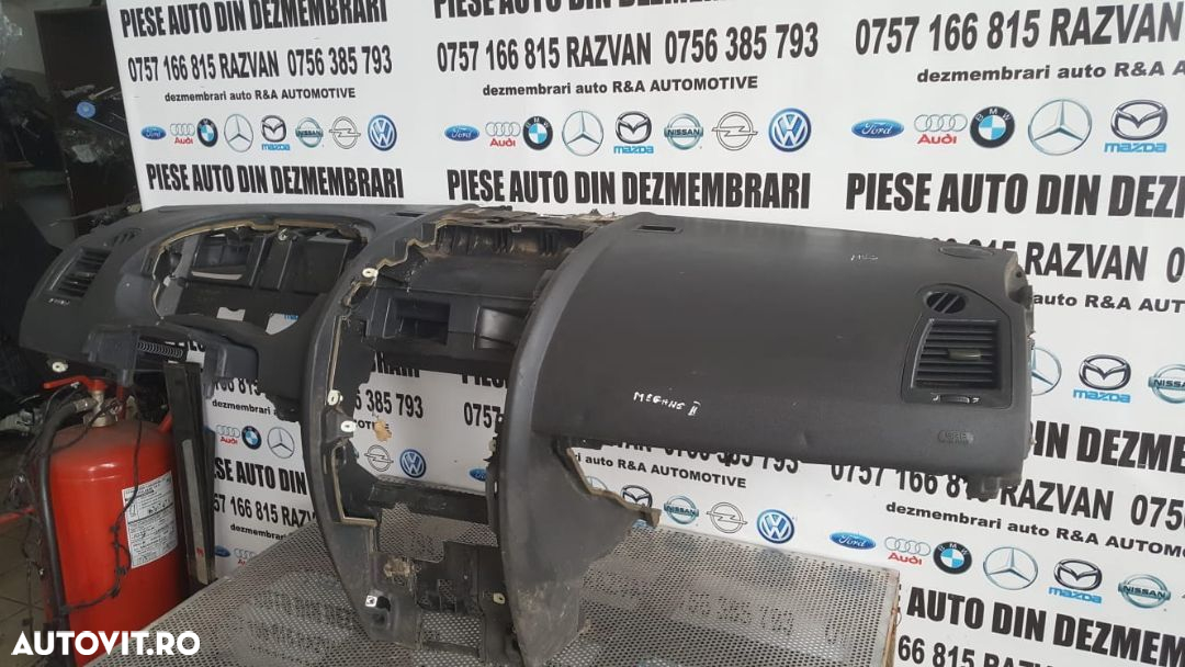 Plansa Bord Renault Megane 2 Volan Stanga Import Germania Livram Oriunde In Tara - 3