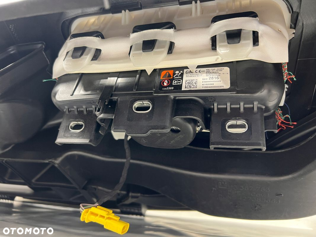 Opel Astra K deska konsola airbag poduszka DO REGENERACJI - 2