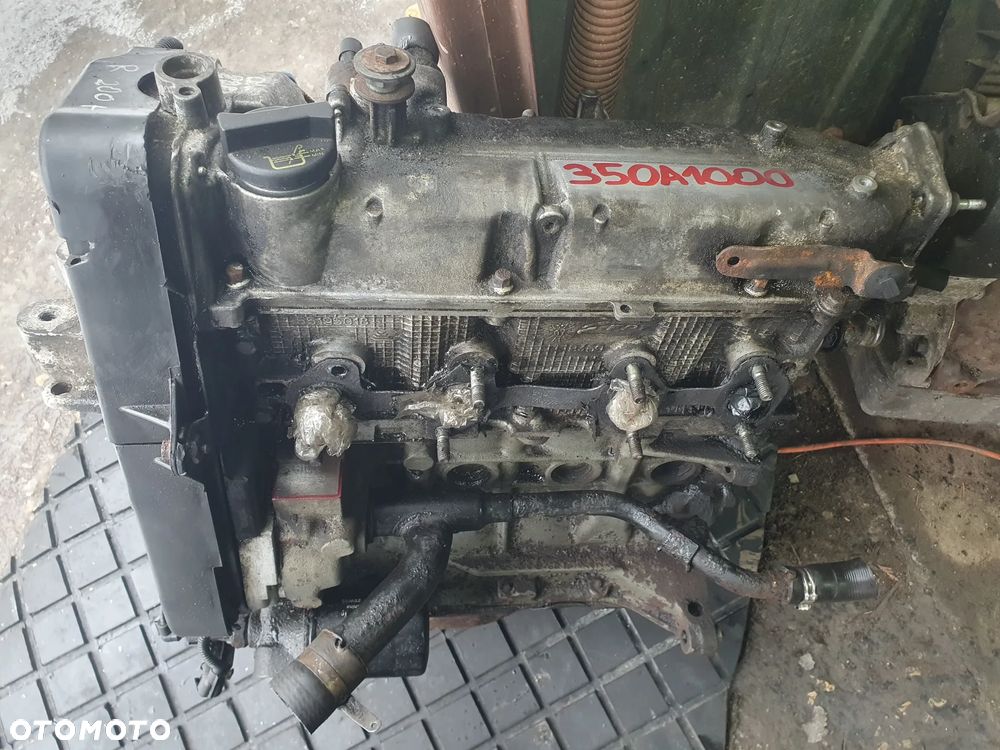 SILNIK FIAT GRANDE PUNTO 1.4 8V BENZYNA 77KM 06-08 350A1000 SILNIK MOTOR SŁUPEK - 1