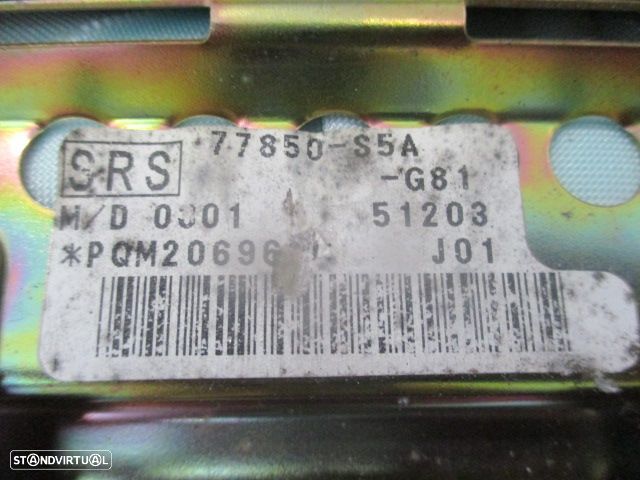 Kit Airbags 77800S5AG81  77850S5AG81  77960S5AG921M3  77970S5AN911M1 HONDA CIVIC ES55 2001 1.6I 110CV 4P CINZA SEM TABLIER - 10