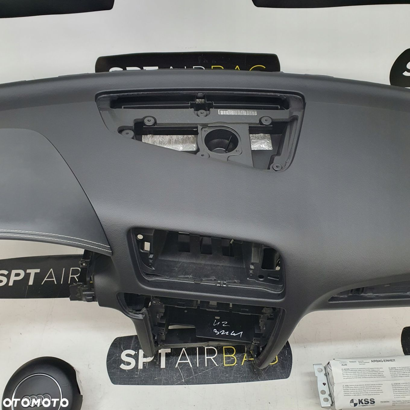 AUDI SQ5 8R LIFT DESKA ROZDZIELCZA KONSOLA KOKPIT PULPIT PODUSZKI AIRBAG AIR BAG PASY KIT SET - 3