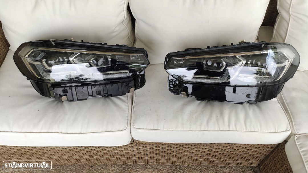 conjunto de faróis Full Led BMW G01 X3 + G02 x4 lci - 2