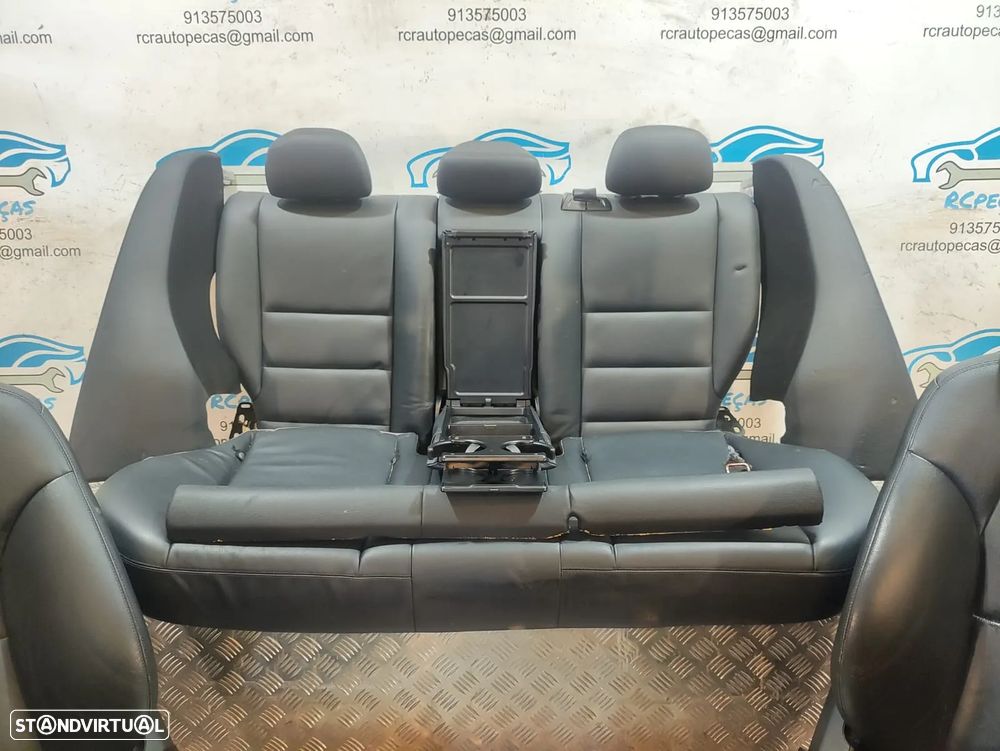 Conjunto Bancos Pele Mercedes Benz Class C W204 Sport AMG Carrinha Elétricos Aquecidos - 8