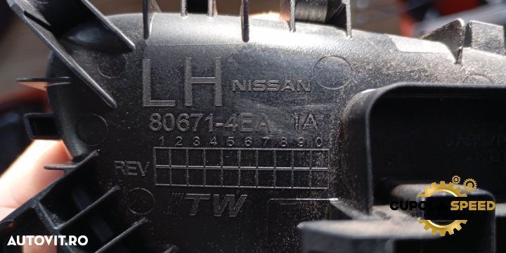 Maner interior stanga fata 80671-4EA Nissan Qashqai 2 J11 [2013 - 202 - 2