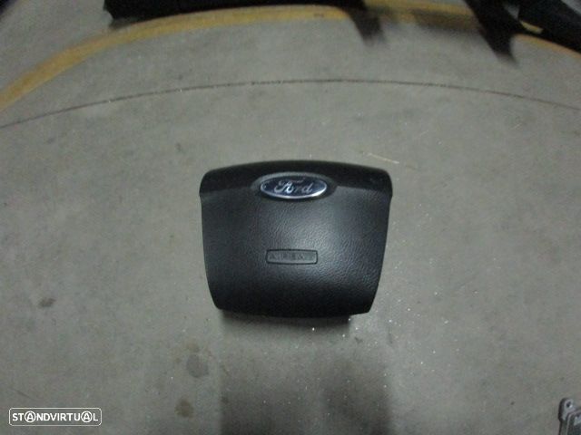 Kit Airbags 6M21U042B85 6G9N042A94CE 6G9T14A664BD 7S7T14B056AC 0285010157 606639200 606637800 FORD MONDEO 4 2007 2.0TDCI 140CV 4P CINZA PRETO Tablier E Airbag Do Condutor Danificados - 7