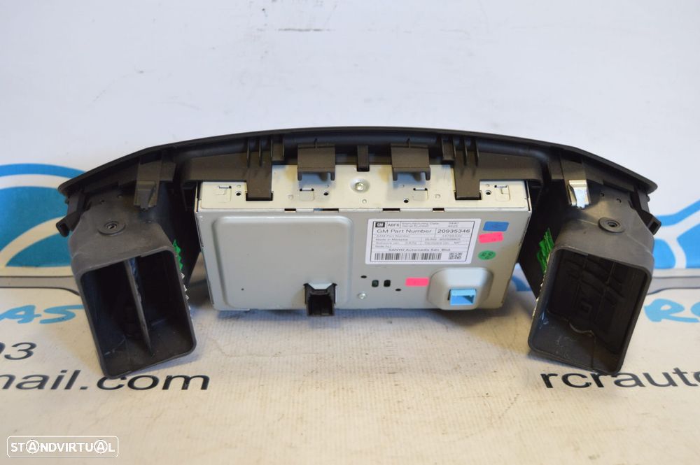 CONSOLA CENTRAL DISPLAY ECRA PLASMA MULTIMEDIA COMANDOS PAINEL CONTROLO RELOGIO RADIO CLIMATRONIC NAVIGATOR GPS BOTÃO LUZ LUZES EMERGENCIA 4 QUATRO PISCAS PISCA URGENCIA FECHO CENTRAL TABLIER 20935346 14799430 652508805 OPEL INSIGNIA A G09 TOURER 2.0 CDTI 130CV A20DT - 5