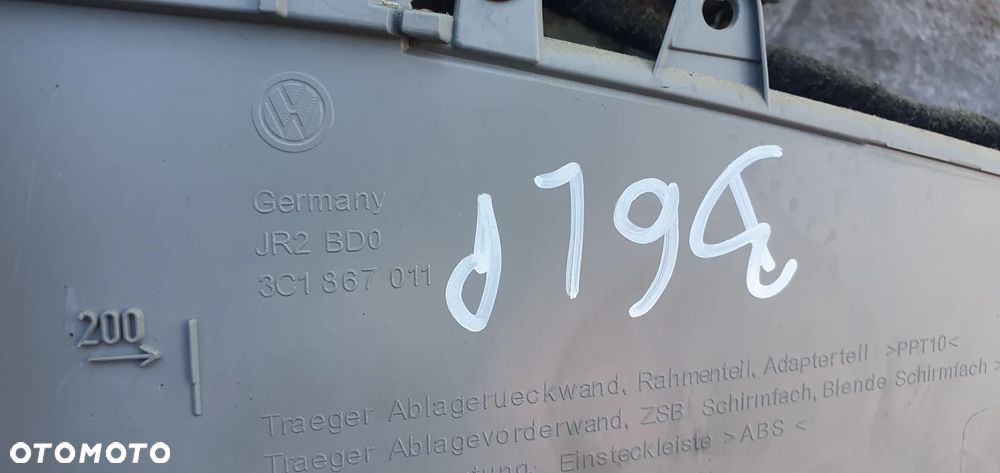 Boczek drzwi tapicerka lewy przód przednia lewa VW Passat B6 - 8