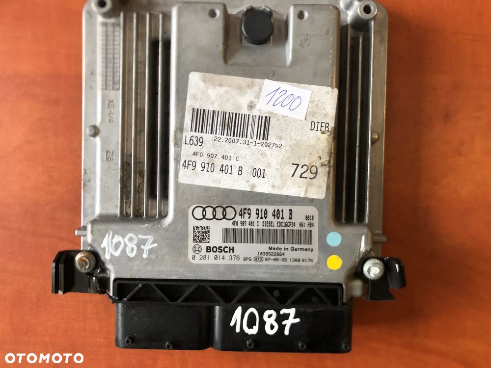 KOMPUTER STEROWNIK SILNIKA AUDI 3.0 TDI 4F9910401B - 4