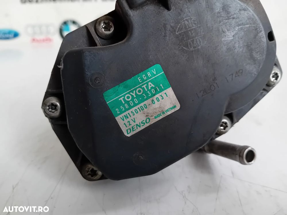 Supapa Valva Egr Toyota Yaris Auris Corolla Verso 1.4 Diesel 25800-33011 Euro 5 Motor 1ND-TV - 5