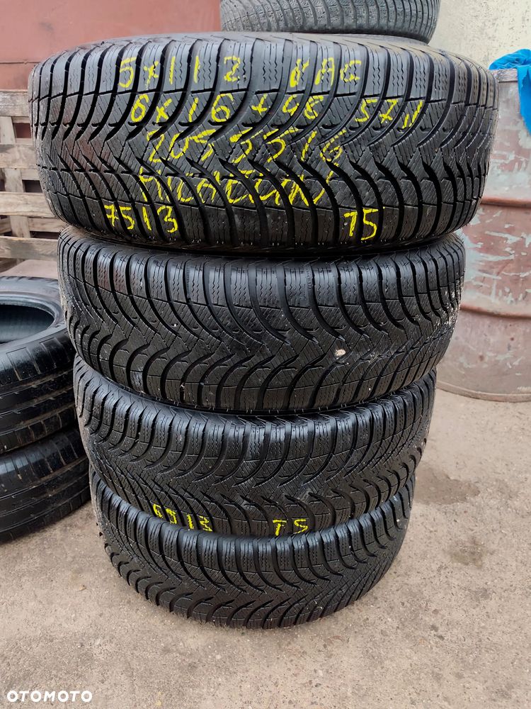 5x112 Koła Zimowe Zima Felgi Stalowe Stal 16 VW SHARAN GOLF 5 6 7 V VI VII CADDY TOURAN JETTA PASSAT B5 B6 B7 SKODA OCTAVIA II III IV 2 3 4 SUPERB YETI SEAT EXEO LEON TOLEDO ALTEA ALHAMBRA AUDI A3 8P 8V A4 B5 B6 B7 A6 C5 C6 7,5mm Legnica ALU-RAD 205/55 - 4
