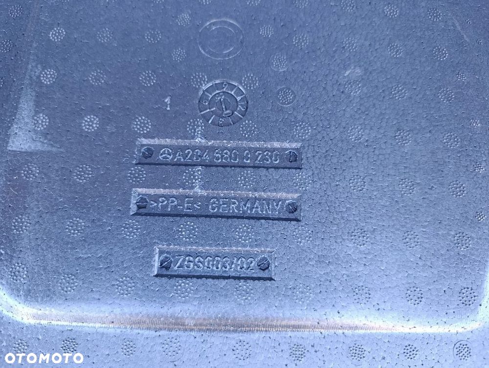 MERCEDES W204 STYROPIAN WKŁAD BAGAŻNIKA SZYNY A2046800230 - 2