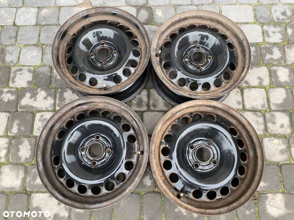 Opel Astra H MERIVA FELGI STALOWE 15 4x100 ET35 6,5Jx15H2 - 1