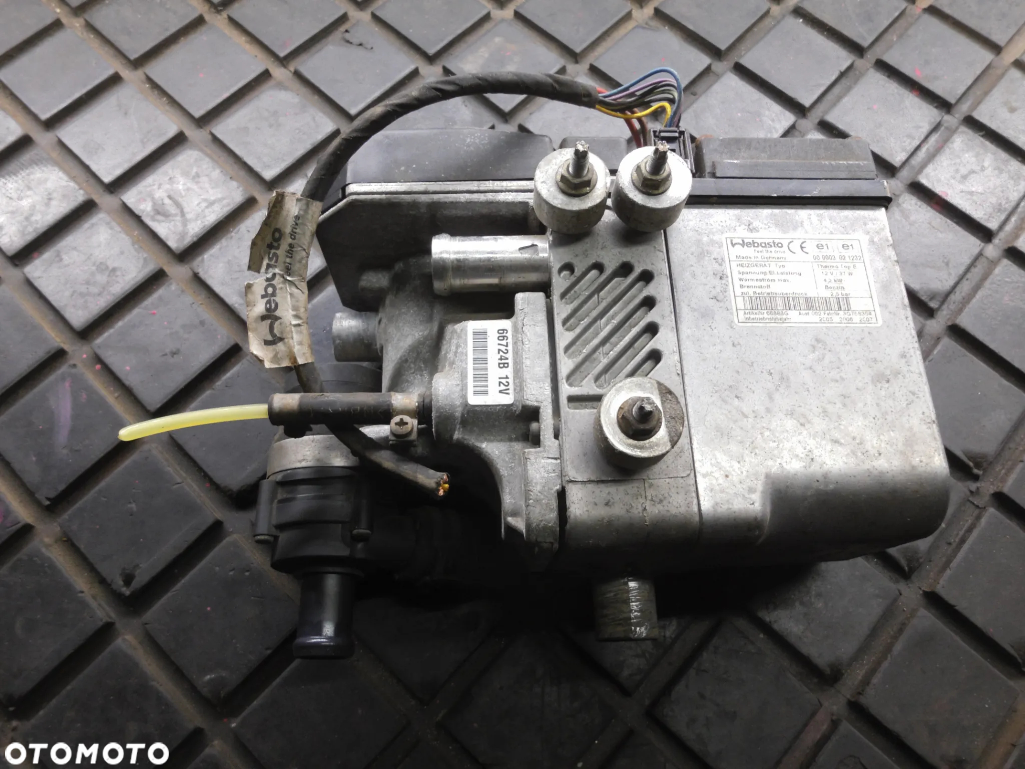 WEBASTO BENZYNA MAZDA 6 GG GJ BENZYNA 4.5 KW - 2
