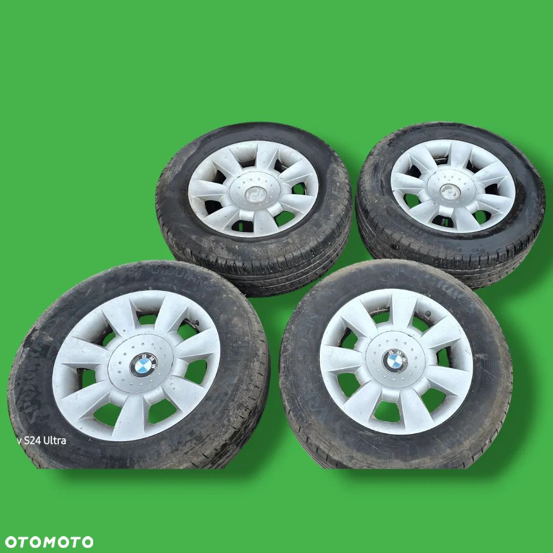 Alufelgi 15 oryginal BMW E39 E46 E38 OPONY 225 60 15 komplet 5x120 - 1