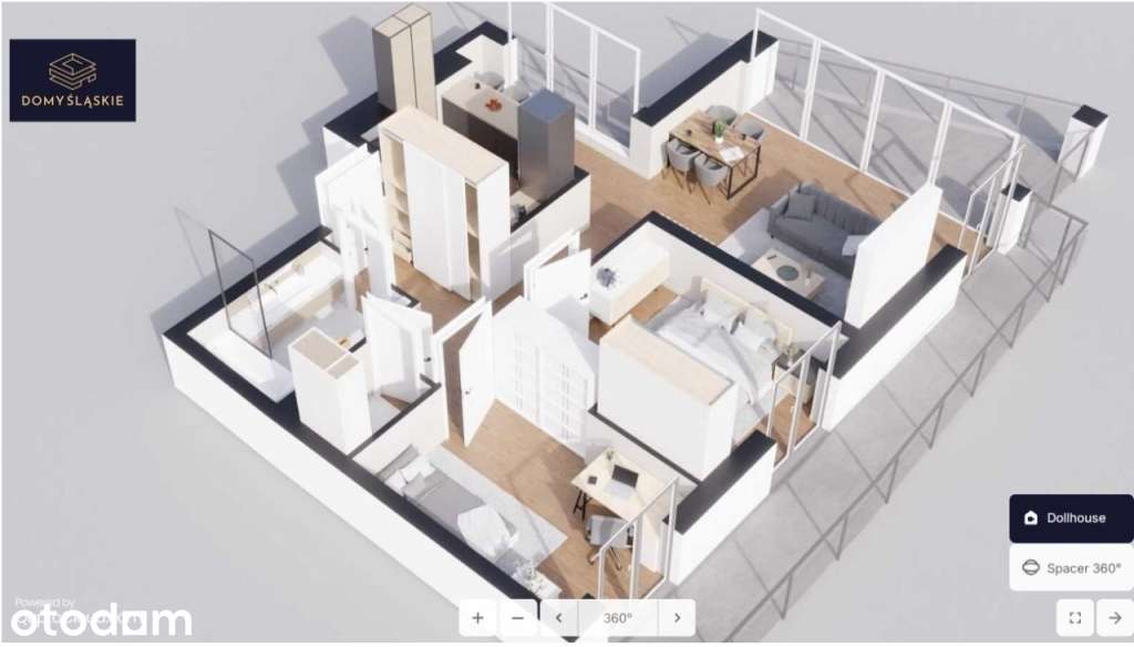 B4 - 3 pokoje + pom.gosp + balkon