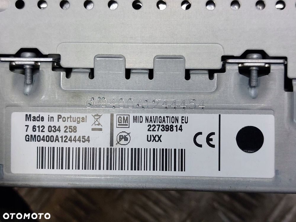 RADIO ODTWARZACZ + WYŚWIETLACZ OPEL ASTRA J 22739814 - 5
