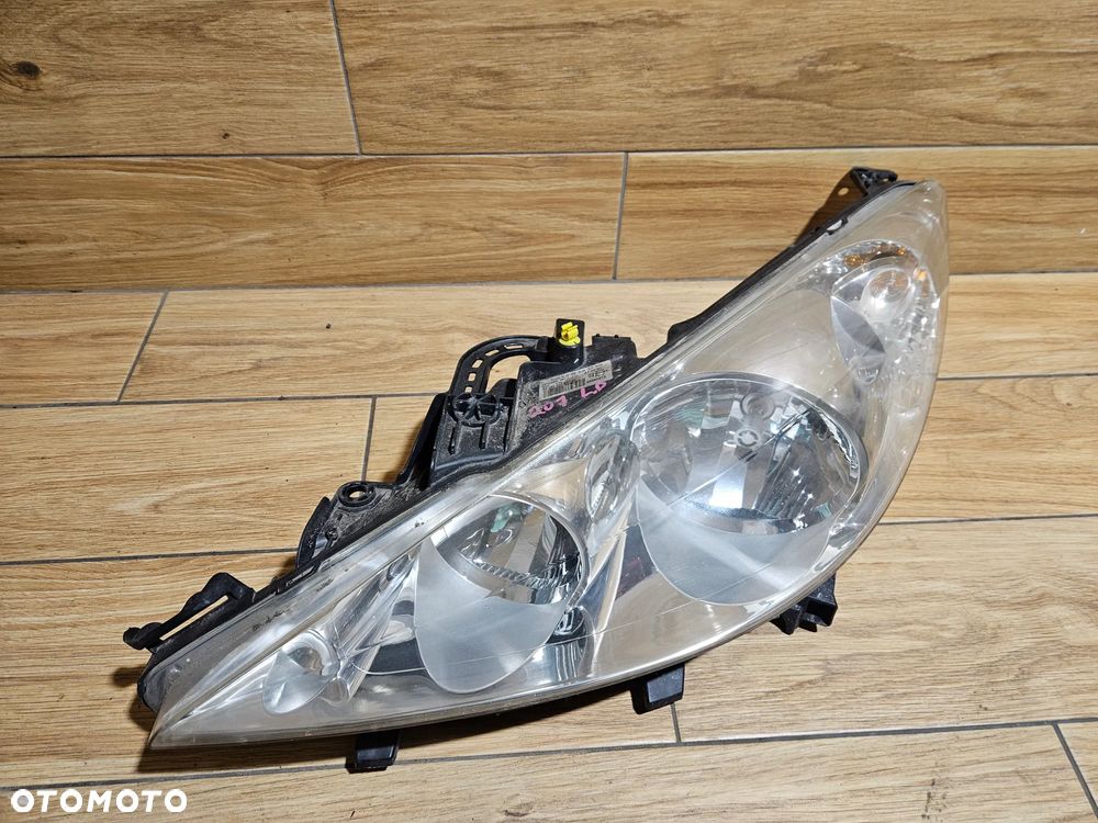 Peugeot 207 Lampa Lewa Przednia EU 9649986280 - 6