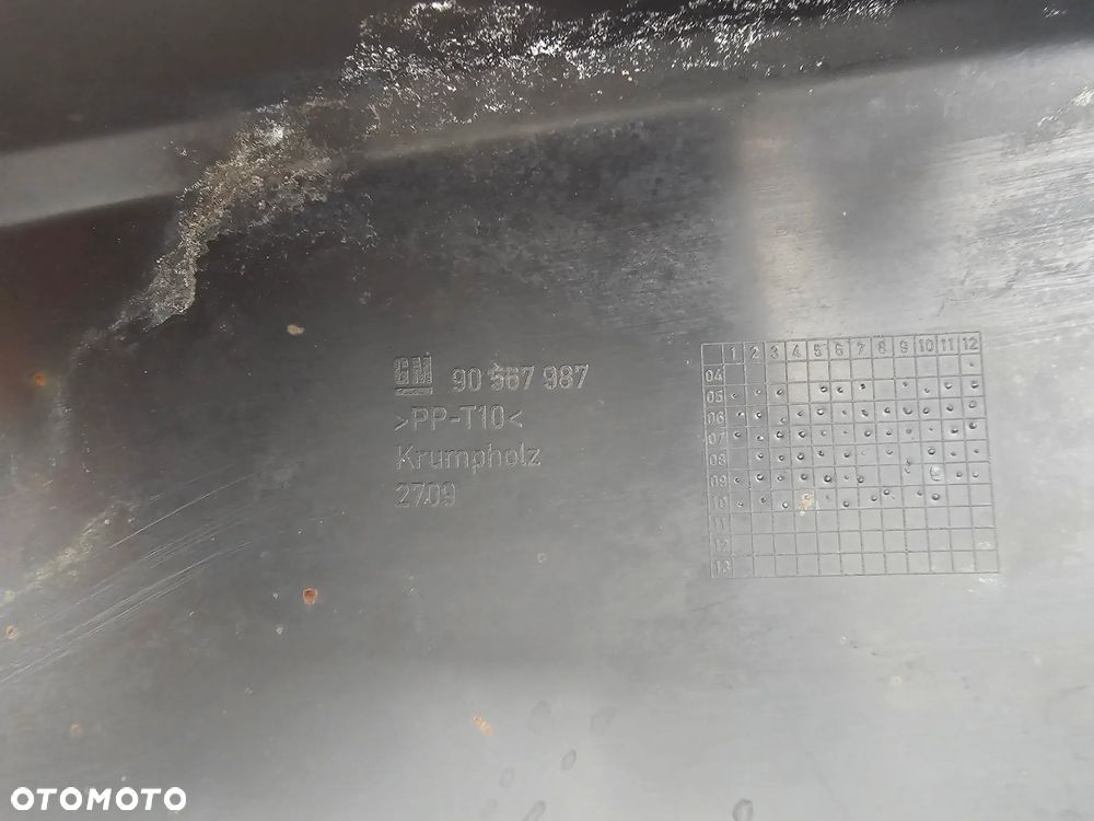 DOKŁADKA DYFUZOR SPOILER ZDERZAKA TYŁ OPEL ZAFIRA B PDC 90567987 - 11