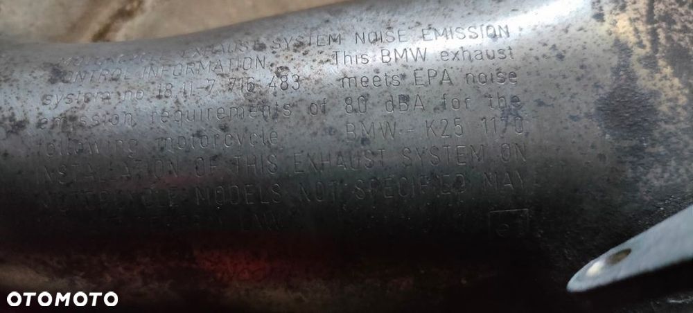BMW R1200GS  K25 2008-2012 KOLEKTOR wydechowy sonda katalizator K25 K26 - 14