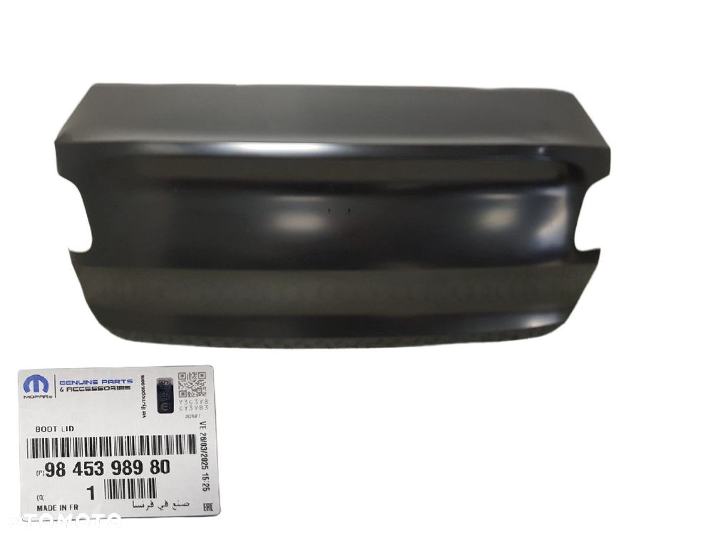 NOWA ORYGINALNA KLAPA BAGAŻNIKA CITROEN C4X C4 X 22-25 9845398980 - 1