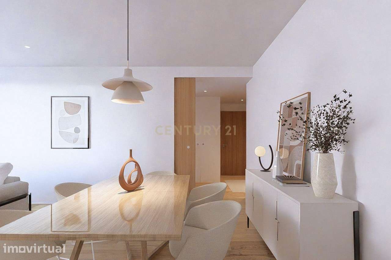Condomínio do Sobreiro | T2 com 108m2 em Matosinhos, Senhora da Hora, - Grande imagem: 3/34