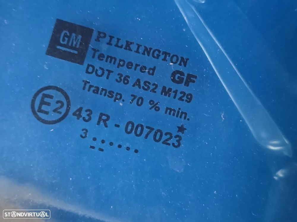 Vidro da porta traseira direita vidro laterais Opel Vectra 2003- Hatchback - 4