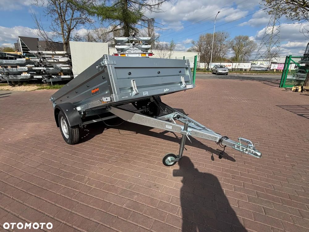 Neptun Przyczepa Neptun N7-253 HOBBY RESOR 253x150x40 1 osiowa resor+amortyzator wysokie burty quad traktorek atv Wrocław Borowa - 7