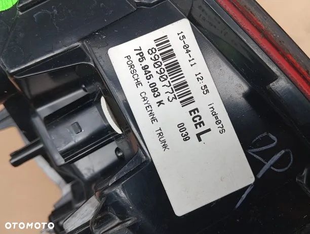 Lampa tylna lewa Porsche Cayenne II 75P 2010-2015r. - 3