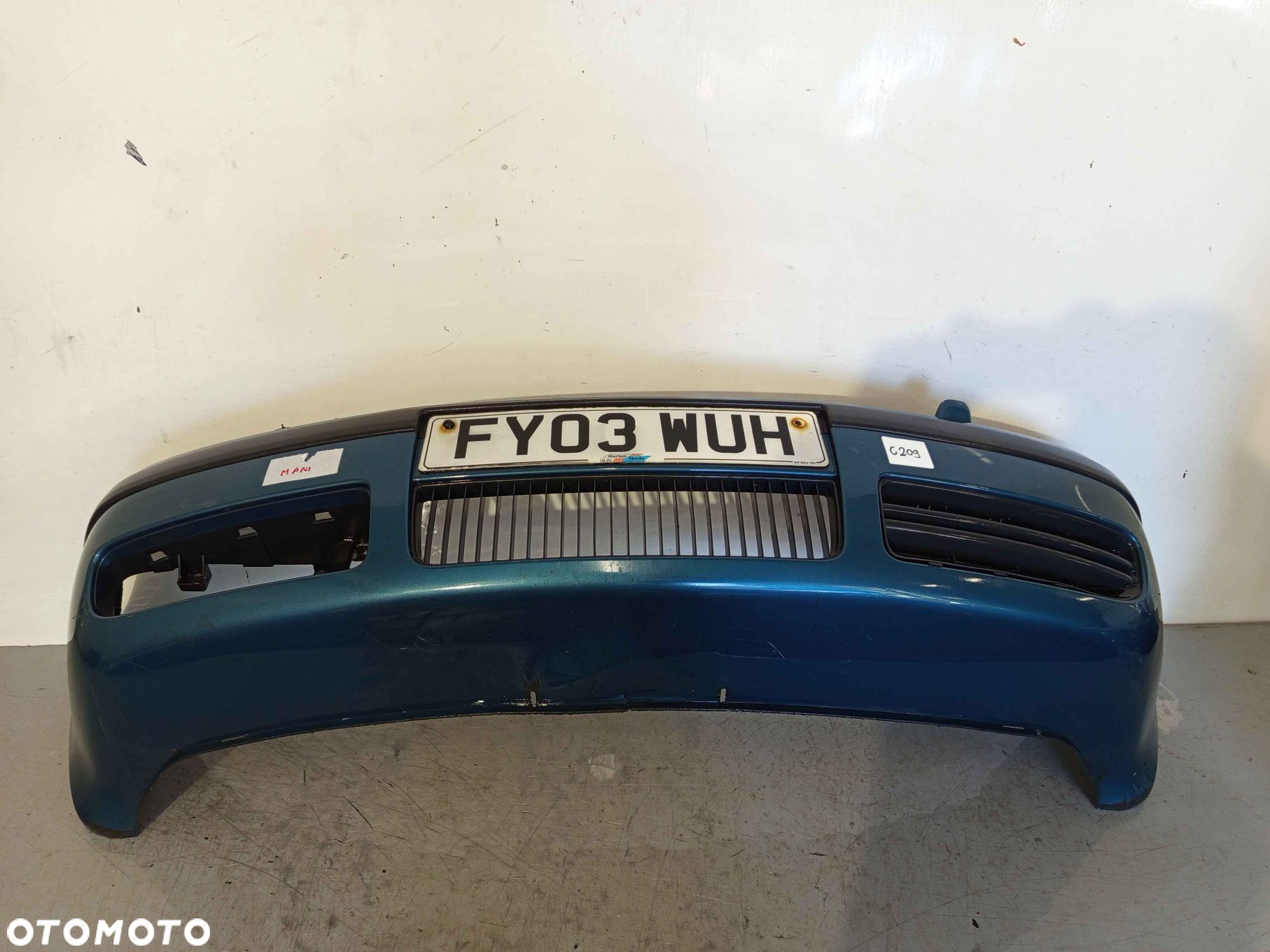 ^ ZDERZAK PRZÓD PRZEDNI SKODA OCTAVIA I 1 LIFT FL SPRYSKIWACZE LAMP XENON 9432 ZIELONY - 1