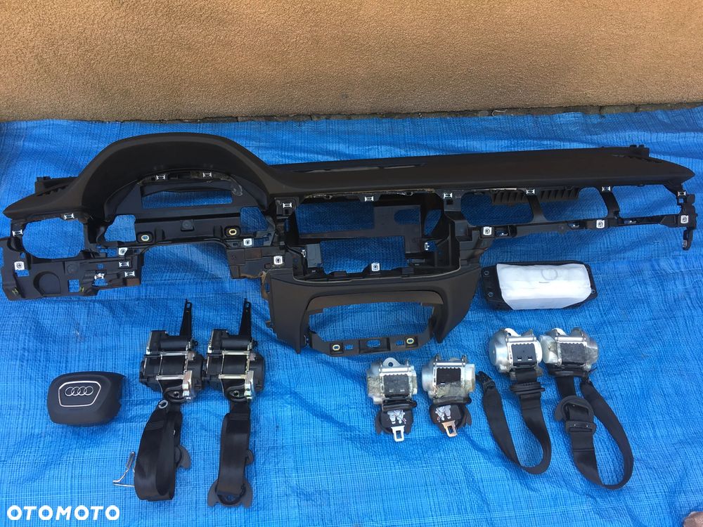 AUDI Q7 4M 7 OSOBOWA / KONSOLA / DESKA / AIRBAG / PASY / HEAD UP / ORYGINAŁ - 2