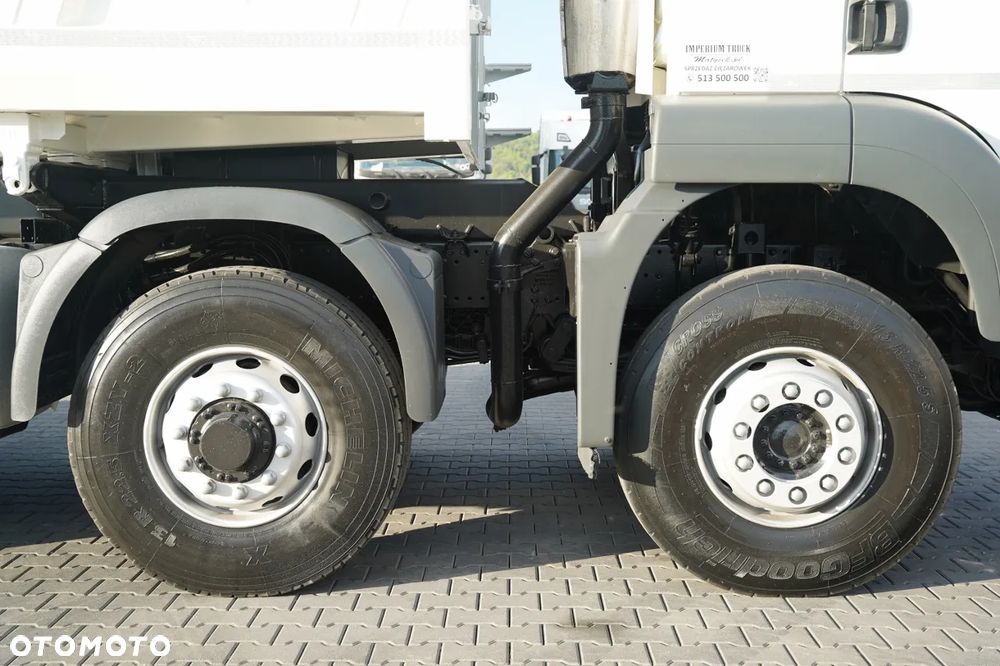 MAN TGA 35.480 / 8x6 / WYWROTKA 2 STRONNA / HYDROBURTA / MEILLER KIPPER / MANUAL / KAMERA - 28