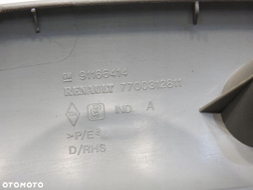 OSŁONA SŁUPKA A PRAWY PRZÓD RENAULT TRAFIC II 91166414 7700312811 - 5