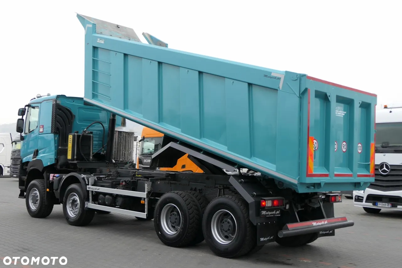 Renault K 480 / 8x6 / WYWROTKA TYLNOZSYPOWA 25 m3 / EURO 6 - 2