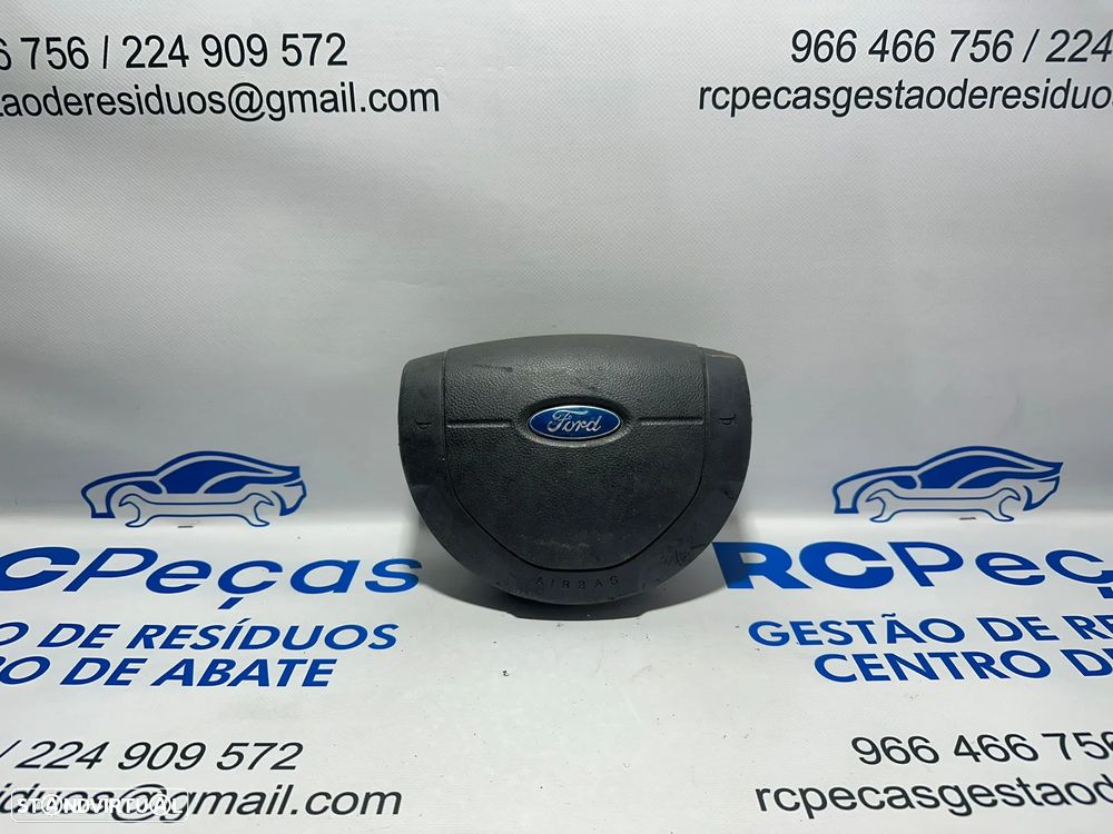 .Airbag Volante Guiador Original Ford Fiesta 5 MK5 6S6AA042B85ACZHGT 2001 - 2008 - 1