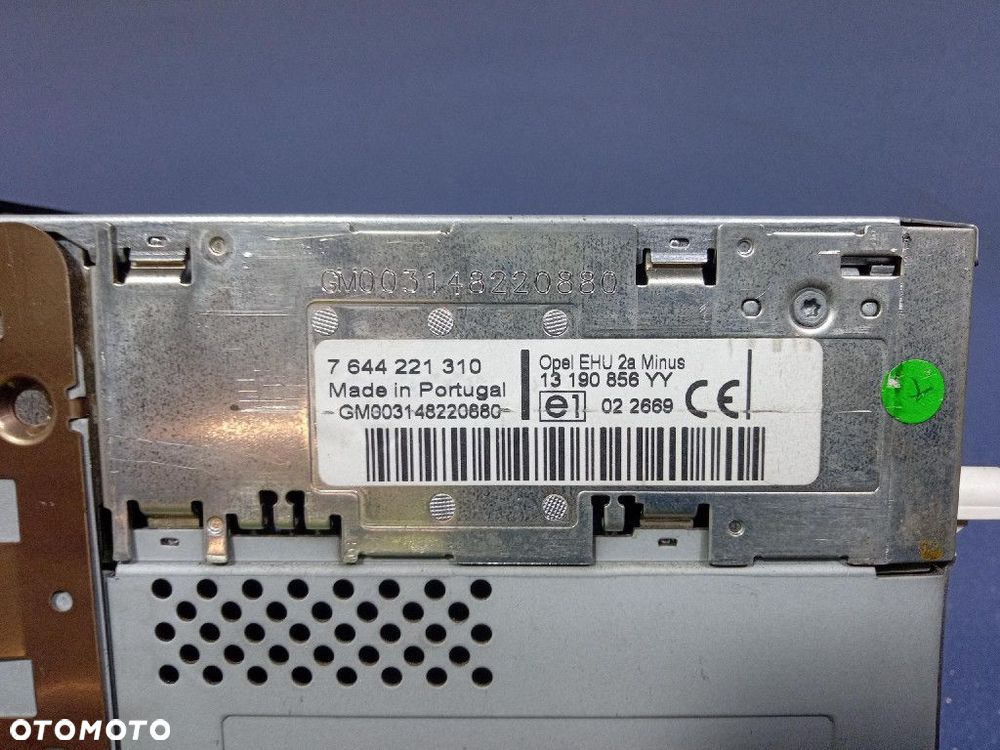 OPEL ASTRA III H 04- RADIO FABRYCZNE CD 13190856 - 9