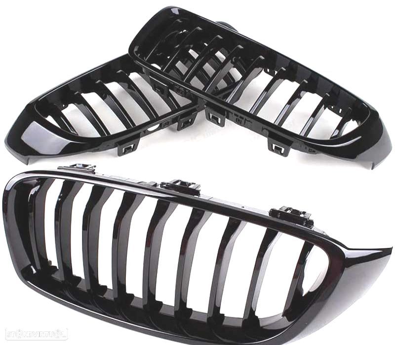 GRELHA BMW F32 F33 F36 13-18 LOOK M PERFORMANCE PRETO BRILHANTE - 2