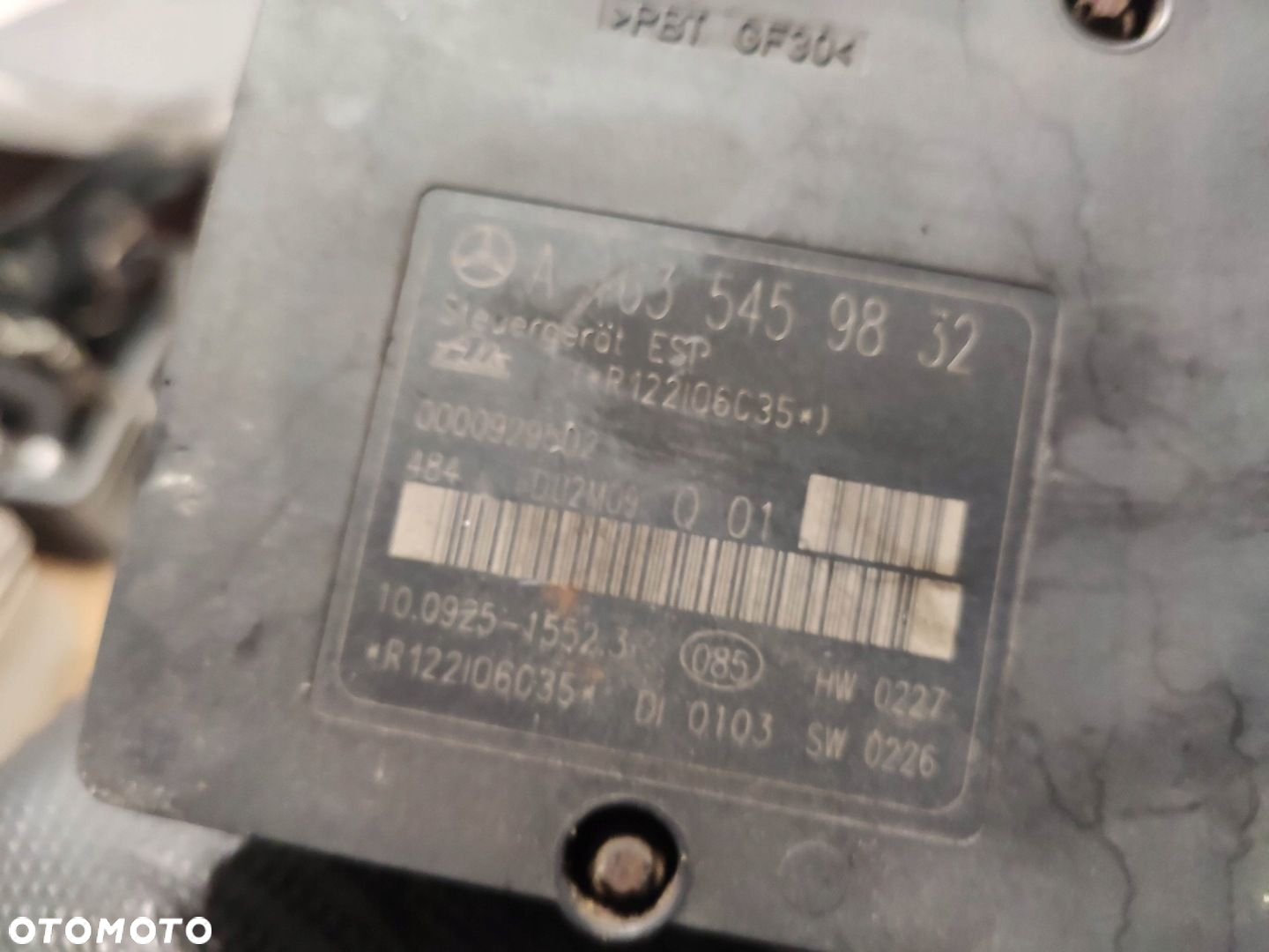 CC POMPA ABS STEROWNIK MERCEDES ML W163 A1635459832 - 3