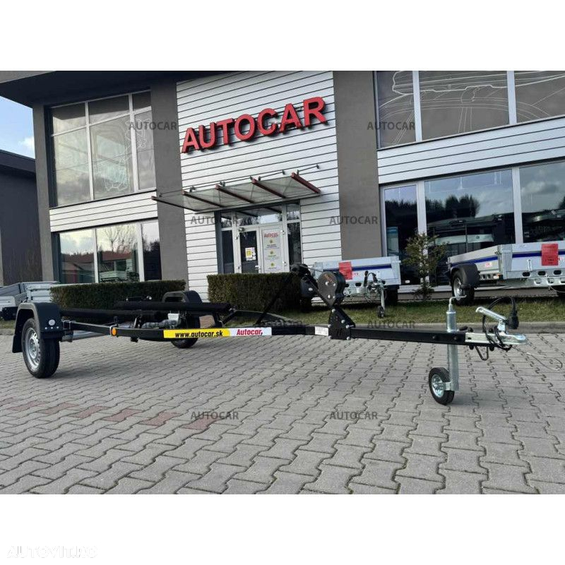Autocar Remorca transport scuter nefranata cu o singura axa P750-skuter Lux - 3