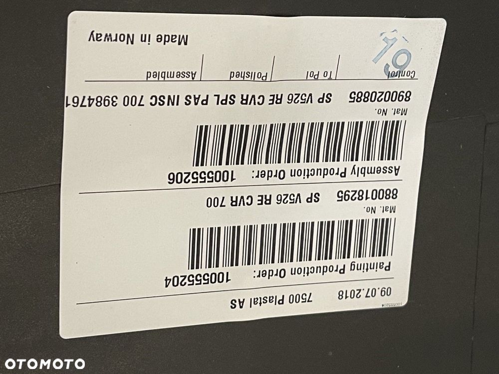 NOWY ORYGINALNY ZDERZAK TYLNY TYŁ VOLVO XC90 II R-DESIGN 14-21 4xPDC 31353430 W KOLOR V526 - 9