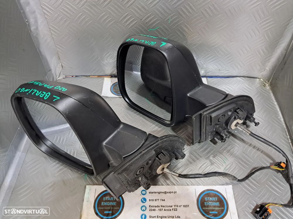 Espelho retrovisor Peugeot Partner Citroen Berlingo 2015-2024 - 2