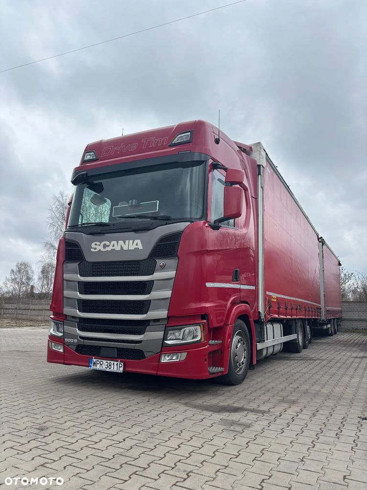 Scania S500 Tandem 2021 + Wielton | Zestaw przestrzenny |Podnoszona oś - 3