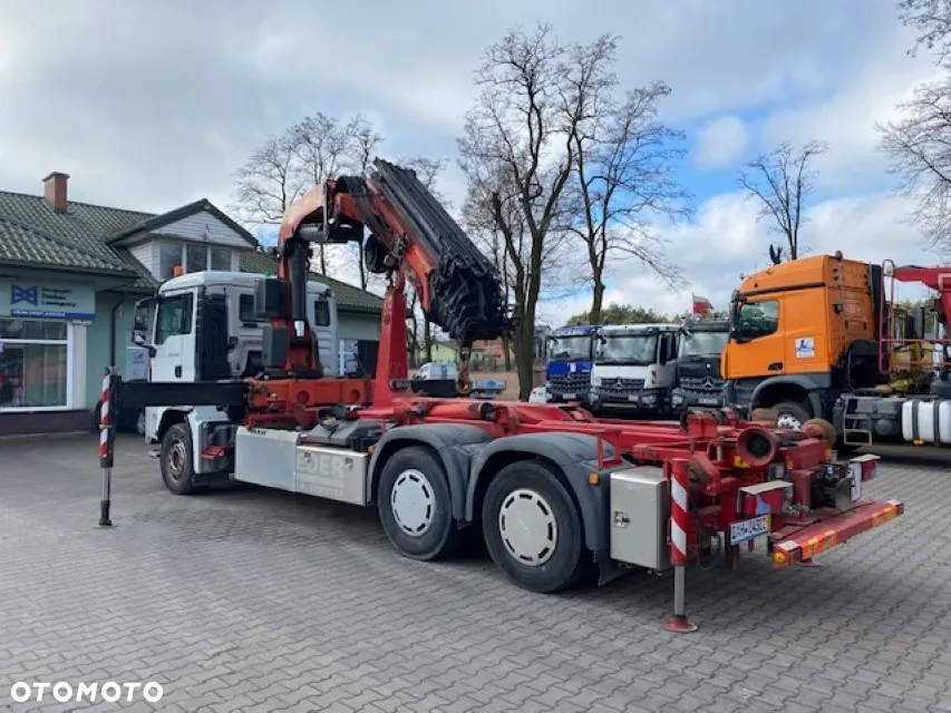 MAN TGS 26.480 6X4 EURO 6  hakowiec MEILLER RK 20.65TS z żurawiem PALFINGER PK34002-SH - 11