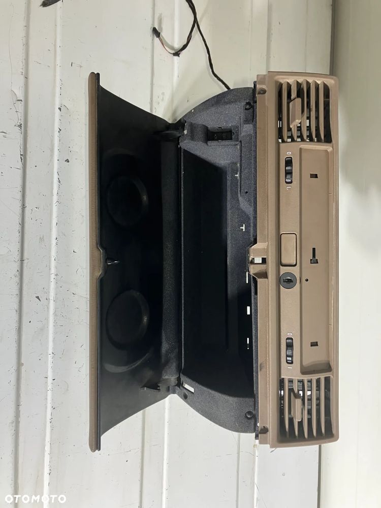 SCHOWEK PASAŻERA BMW E36 COUPE CABRIO BEŻOWY BEIGE LIFT KRATKI NAWIEWU KRATKA 8162022 8153013 - 2