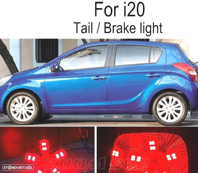KIT COMPLETO 2 LAMPADAS LED TRAVAO PARA HYUNDAI I20 08-13 - 1