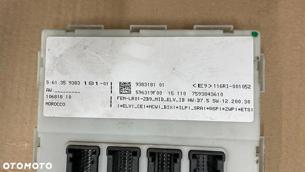 BMW 320D F30 KOMPUTER ZESTAW DO ODPALENIA DDE8584279 - 3