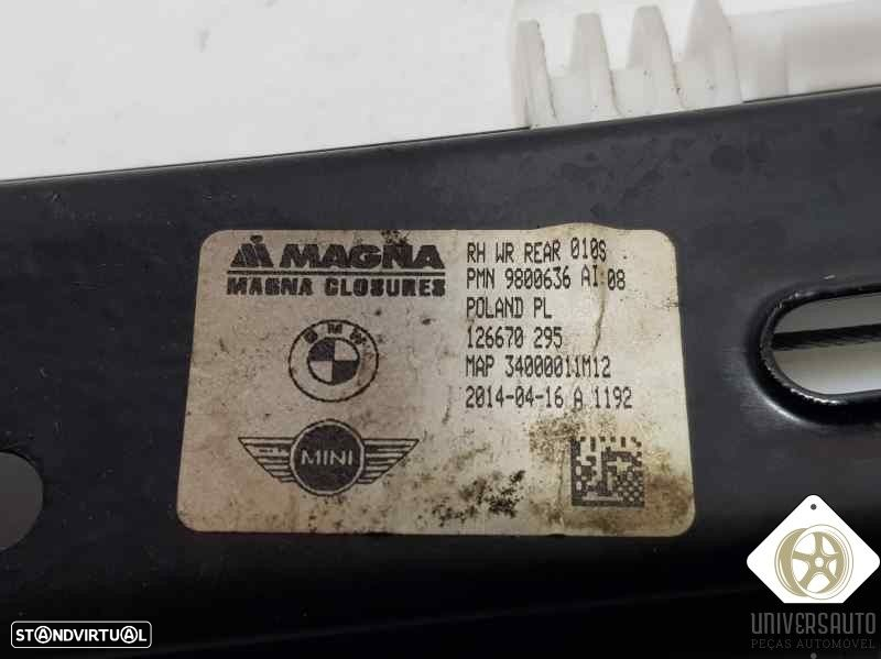 ELEVADOR DE VIDRO TRASEIRO DIREITO MINI MINI COUNTRYMAN 2014 - 3