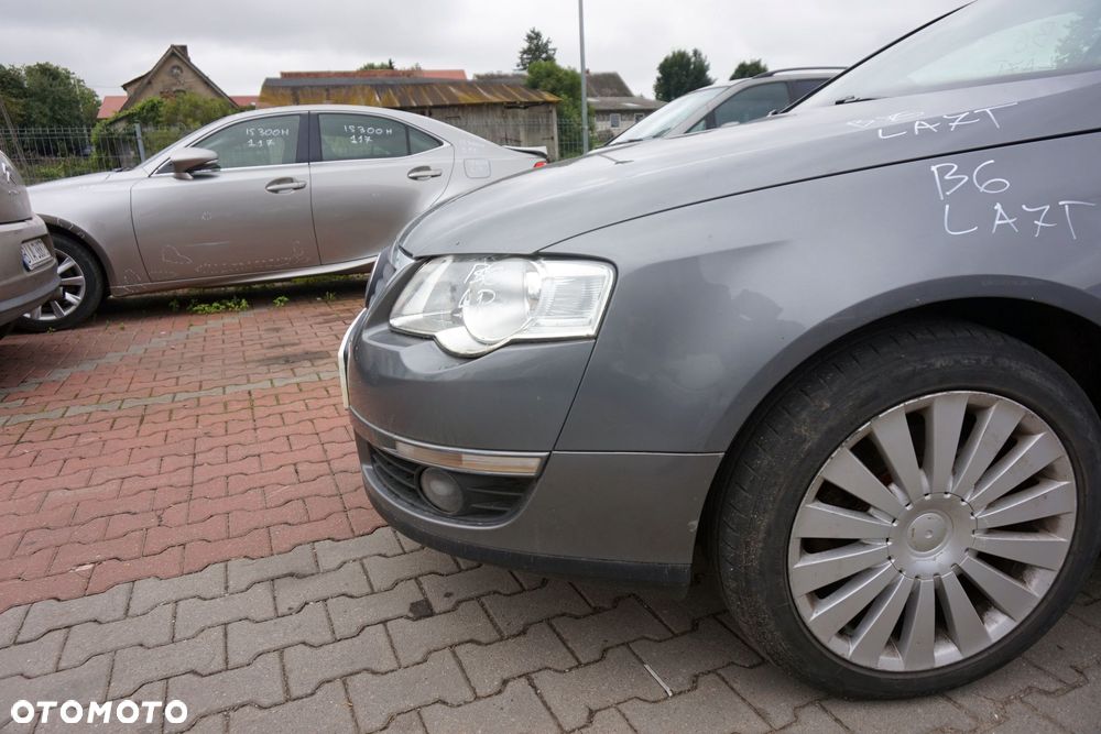 MASKA ZDERZAK BŁOTNIKI LAMPY PASSAT B6 LA7T  VOLKSWAGEN 2005-2010 SZARY PRZÓD KOMPLETNY - 22