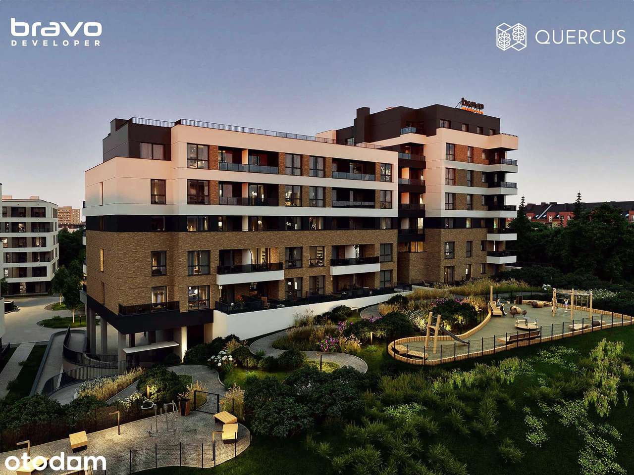 Quercus C.52.B duży balkon 5,13 m² i 3 pokoje