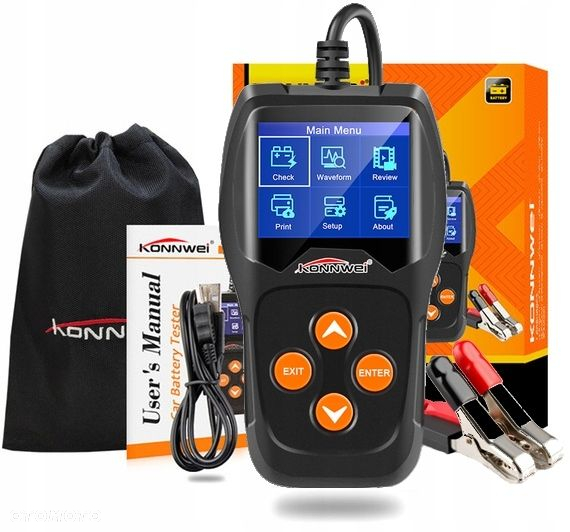 Tester do baterii akumulatorów 12V KONNWEI KW600 - 3